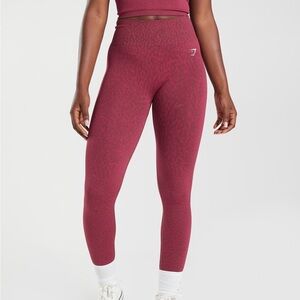 Gymshark Adapt Animal Seamless Leggings - Reef | Cherry Brown